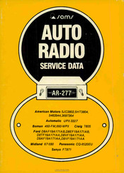 Sams AR-277 Service Data
