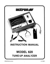 Actron 620 Instruction Manual
