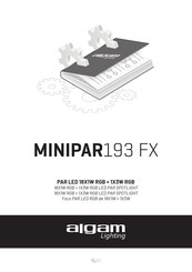 Algam Lighting MINIPAR193 FX User Manual