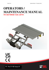 DEL Tuckunder Series Operator And  Maintenance Manual