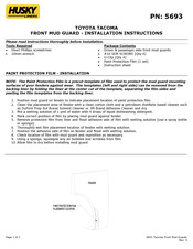 Husky Liners 5693 Installation Instructions