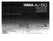 Yamaha AV-50 Owner's Manual