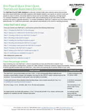 All Traffic Solutions StatTrak-E Quick Start Manual