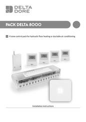 DELTA DORE DELTA 8000 MASTER Installation Instructions Manual