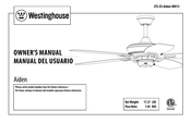 Westinghouse ETL-ES-Aiden-WH15 Owner's Manual