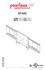 peerless-AV SMARTMOUNT SF24D Manual