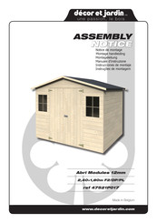 Décor et Jardin 47521P017 Assembly Notice