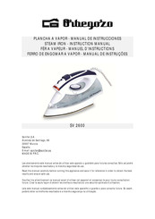 Orbegozo SV 2600 Instruction Manual