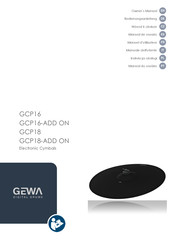 Gewa GCP16-ADD ON Owner's Manual