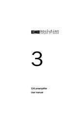 Soulution 326 User Manual