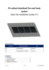 Clenergy PV-ezRack SolarRoof Pro Installation Manual