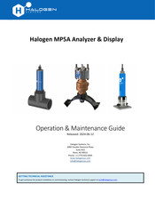 Halogen MP5A Operation & Maintenance Manual