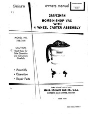 Sears CRAFTSMAN 758.17831 Owner's Manual