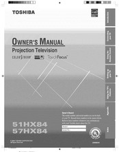 Toshiba 51HX84 Owner's Manual