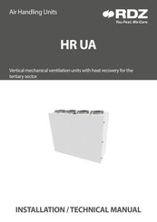 RDZ HR UA 2200 Installation & Technical Manual
