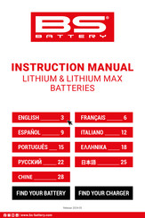BS BATTERY BSLi-07 Instruction Manual