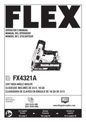 Flex FX4321A Operator's Manual