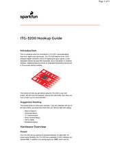 sparkfun ITG-3200 Hook-Up Manual