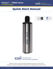 Icon Process Controls ProCon TB550 Series Quick Start Manual