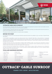 Stratco Outback Gable Installation Manual