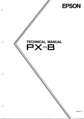Epson PX-8 Technical Manual