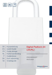 SimonsVoss AX MK-Z5.PL Series Quick Manual