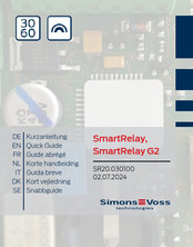 SimonsVoss SmartRelay Quick Manual