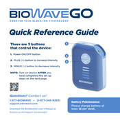 Biowave BioWaveGO Quick Reference Manual