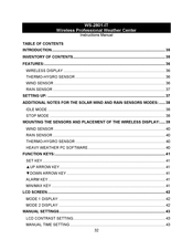 La Crosse WS2801IT Instruction Manual
