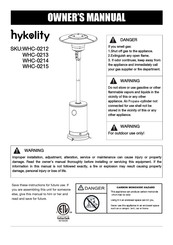 hykolity WHC-0213 Owner's Manual