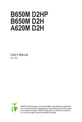Gigabyte B650M D2H User Manual