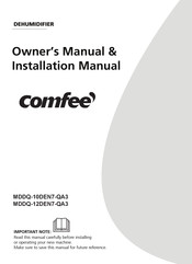 Comfee MDDQ-10DEN7-QA3 Owner's Manual & Installation Manual