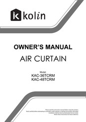 Kolin KAC-36TCRM Owner's Manual