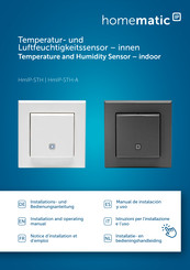 Homematic IP HmIP-STH-A Installation And Operating Manual