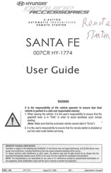 Hyundai 007CR HY-1774 User Manual