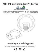 My Pet Command MPC150 Operating And Training Manual