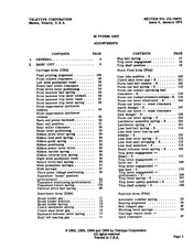 Teletype 32 Adjustments