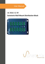 Sonetonix AC-BLK-12-W User Manual