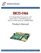 WinSystems SBC25-C466 Product Manual