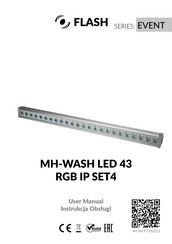 Flash MH-WASH LED 43 RGB IP SET4 User Manual