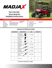 MadJax 05-235 Installation Instructions Manual
