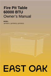 EAST OAK GFTP573 Owner's Manual