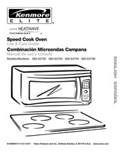 Sears Kenmore ELITE 665.63792 Use & Care Manual