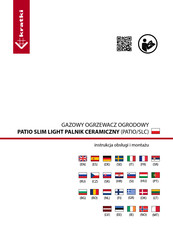 Kratki PATIO/SLC/G30/30MBAR/S/CZ Installation And Operating Instructions Manual