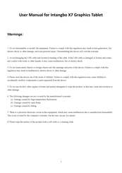 Parblo Intangbo X7 User Manual