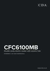 CDA CFC6100MB Installation, Use And Maintenance Instruction