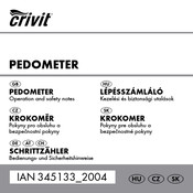 Crivit HG06827A Operation And Safety Notes