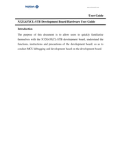 Nations N32G43XCL-STB Hardware User's Manual