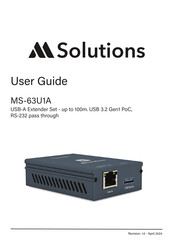 Solutions MS-63U1A User Manual