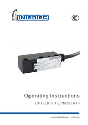 Intertec Data Systems CP BLOCKTHERM Operating Instructions Manual